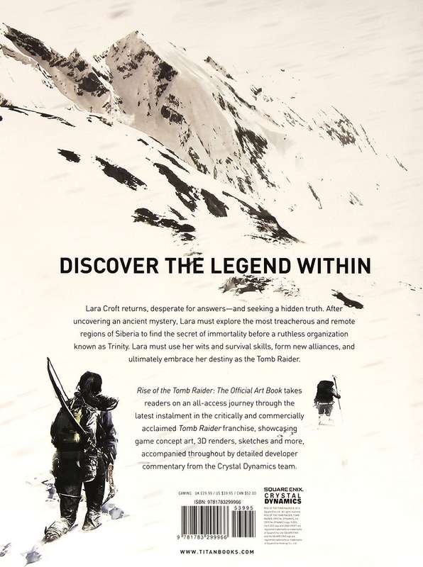 Rise of the Tomb Raider: The Official Art Book - Hardcover (New) - Titan Books 1450G