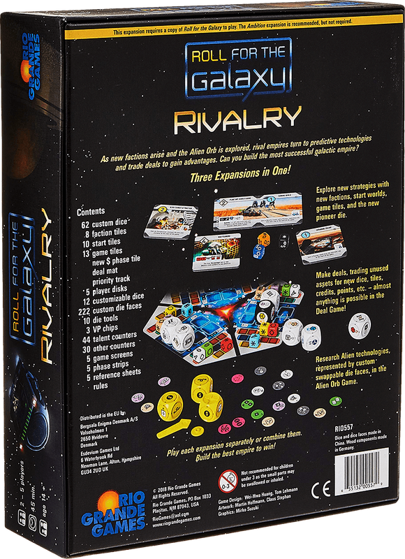 Roll for the Galaxy: Rivalry Expansion (New) - Rio Grande Games 1500G