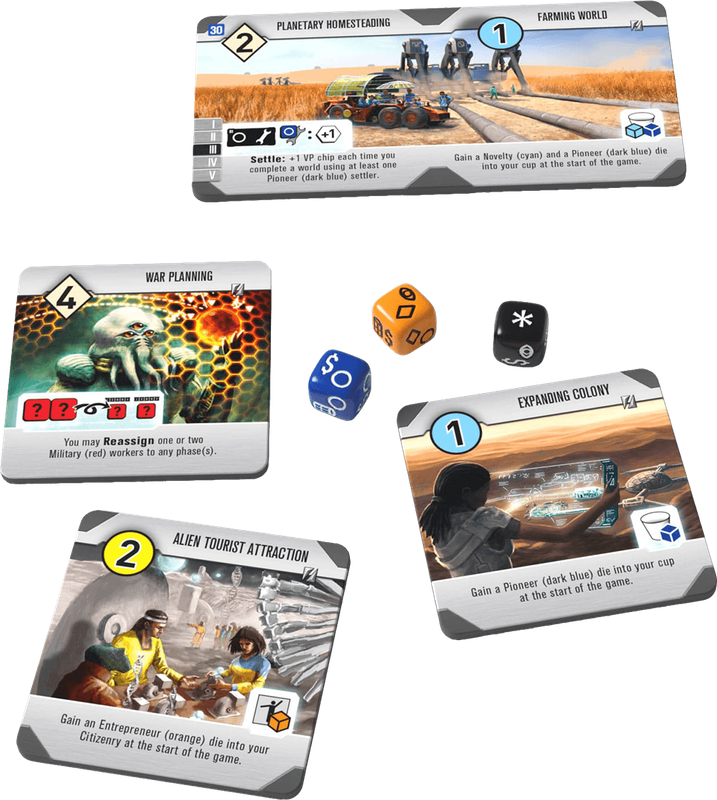 Roll for the Galaxy: Rivalry Expansion (New) - Rio Grande Games 1500G