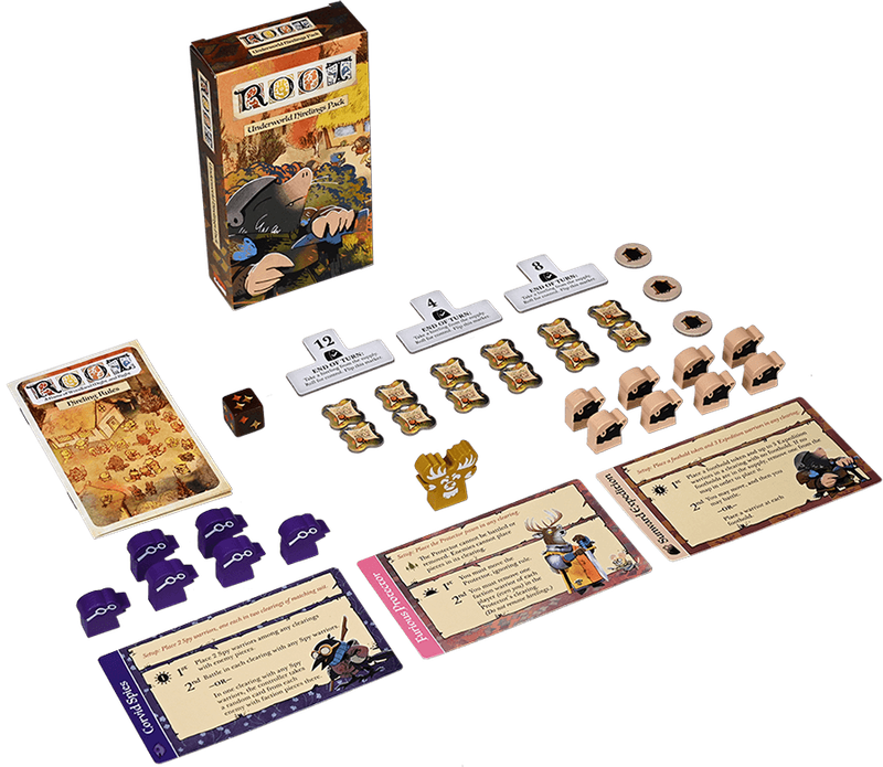 Root: Underworld Hirelings Pack (New) - Leder Games 150G
