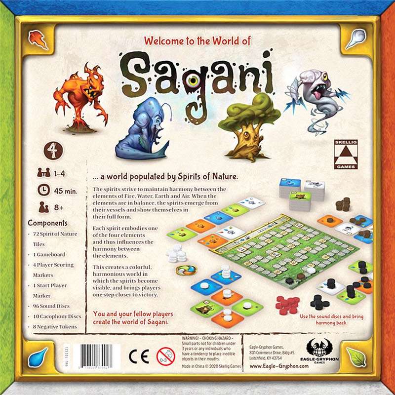 Sagani (New) - Eagle-Gryphon Games 1200G