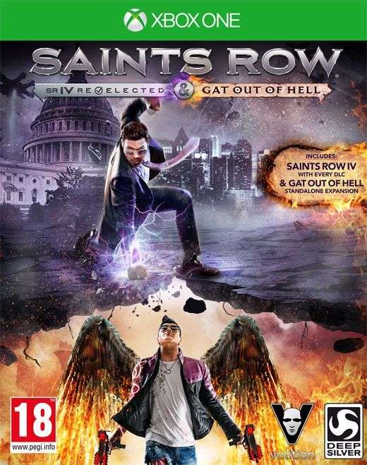 Saints Row IV: Re-Elected & Gat Out of Hell (Xbox One)(New) - Deep Silver (Koch Media) 120G