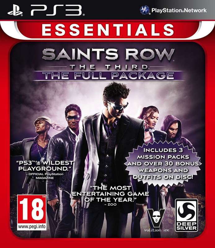Saints Row: The Third - The Full Package - Essentials (PS3)(New) - THQ 120G