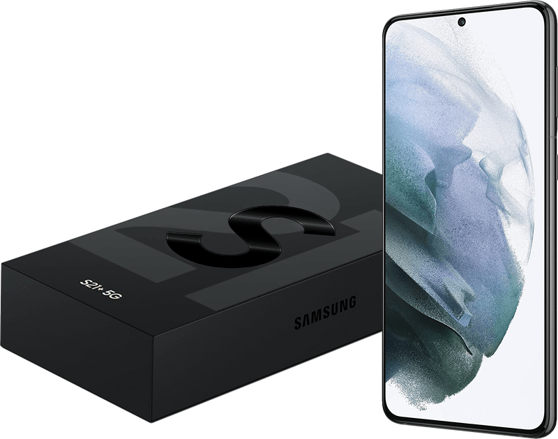 Samsung Galaxy S21 Plus 5G - 256GB Phantom Black (New) - Samsung 1000G
