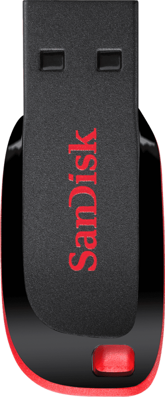 64GB SanDisk Cruzer Blade USB 2.0 Flash Drive - Red / Black (New) - SanDisk 20G