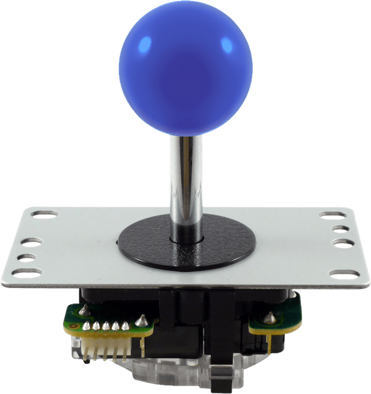 Sanwa JLF-TP-8YT Ball Top Joystick - Blue (Arcade)(New) - Sanwa Denshi 250G
