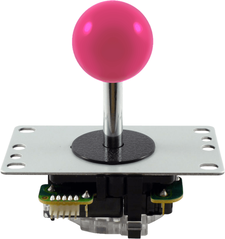 Sanwa JLF-TP-8YT Ball Top Joystick - Pink (Arcade)(New) - Sanwa Denshi 250G