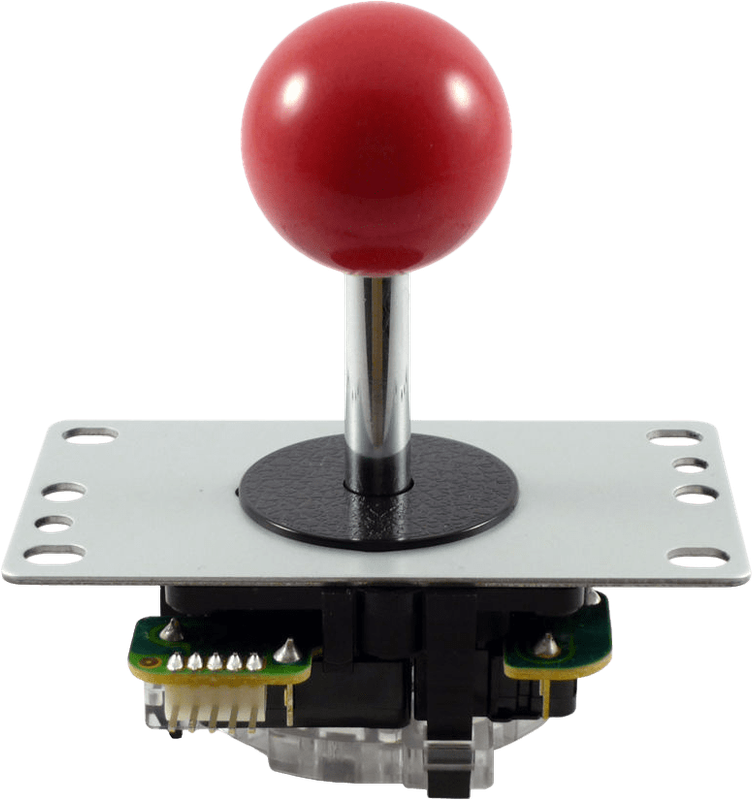 Sanwa JLF-TP-8YT Ball Top Joystick - Red (Arcade)(New) - Sanwa Denshi 250G