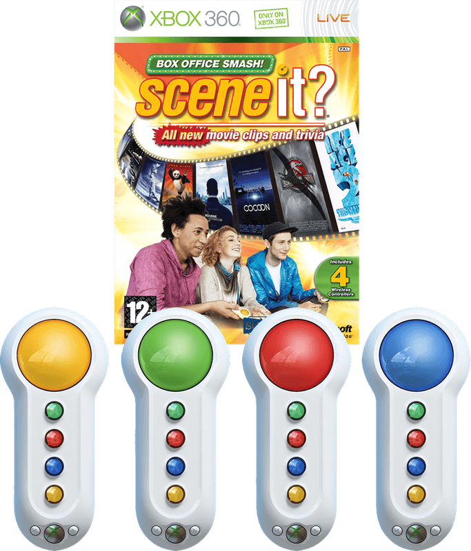 Scene It?: Box Office Smash incl. 4 Buzzers (Xbox 360)(Pwned) - Microsoft / Xbox Game Studios 130G
