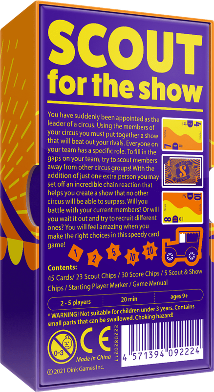 SCOUT (New) - Oink Games 150G
