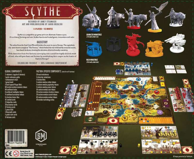 Scythe (New) - Stonemaier Games 4000G