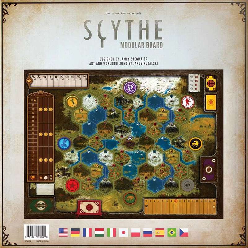 Scythe - Modular Board Addon (New) - Stonemaier Games 850G
