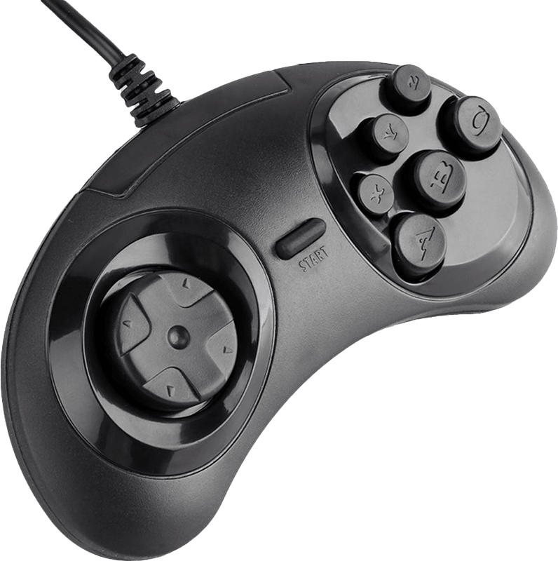 SEGA Mega Drive Classic Style USB Controller (PC)(New) - Various 200G