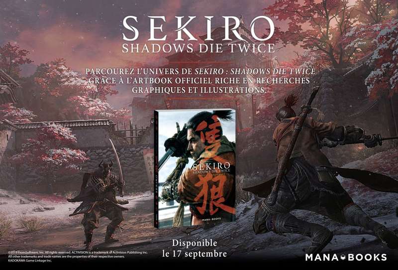 Sekiro: Shadows Die Twice - Official Artworks - Hardcover (French)(New) - Mana Books 2000G