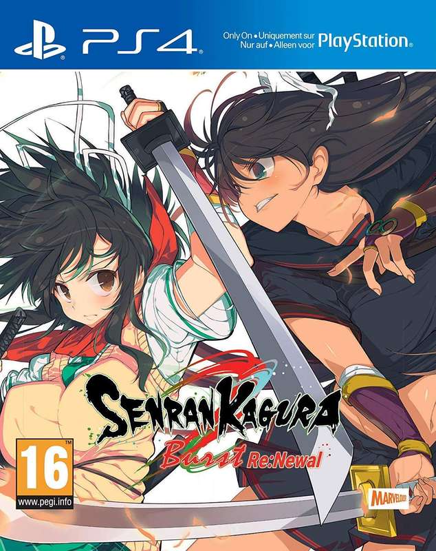Senran Kagura: Burst Re:Newal (PS4)(New) - Marvelous Games 130G
