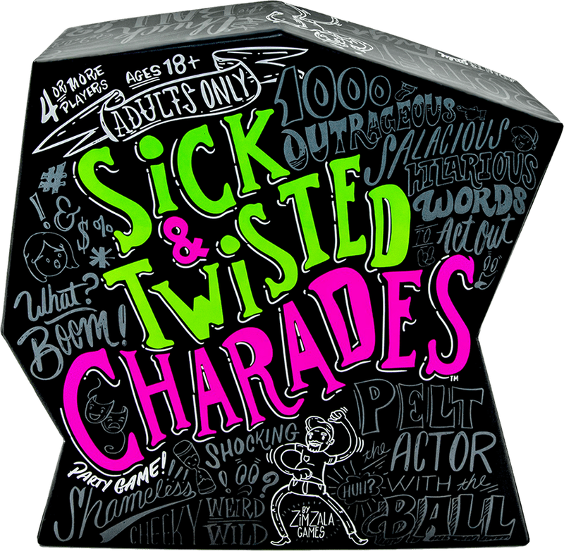 Sick & Twisted Charades Party Game (New) - Wonder Forge 500G