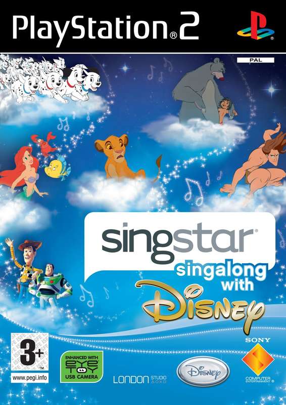 SingStar: Singalong with Disney (PS2)(Pwned) - Sony (SIE / SCE) 130G