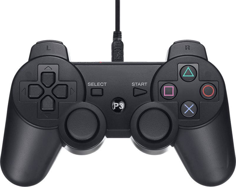 PlayStation 3 DoubleShock 3 Generic Wired Controller - Black (PS3)(New) - Various 200G