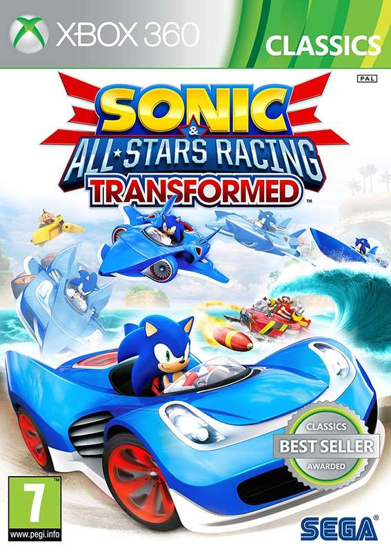 Sonic & All-Stars Racing Transformed - Classics (Xbox 360)(New) - SEGA 130G