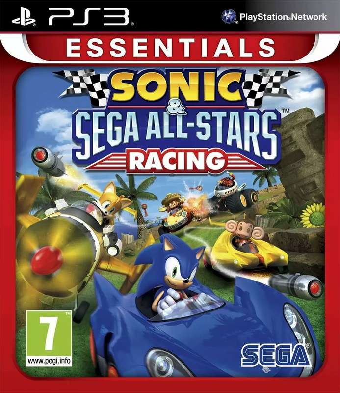 Sonic & SEGA All-Stars Racing - Essentials (PS3)(New) - SEGA 120G