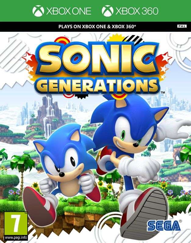 Sonic Generations - Classics (Xbox 360)(New) - SEGA 130G