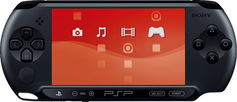 Sony PlayStation Portable Console - Charcoal Black (E1000 Series / Street)(OEM Packaging)(PSP)(New)