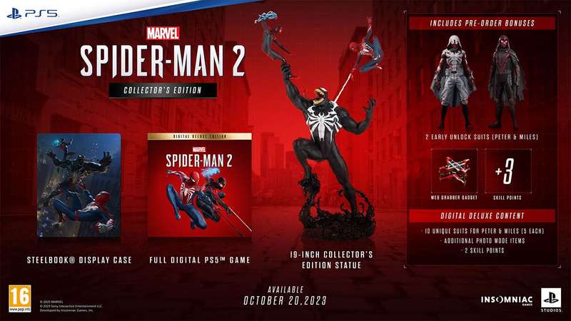 Spider-Man 2 - Collector's Edition (PS5)(New) - Sony (SIE / SCE) 6500G