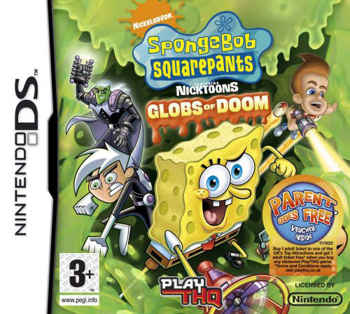 SpongeBob SquarePants featuring Nicktoons: Globs of Doom (NDS)(Pwned) - THQ 110G