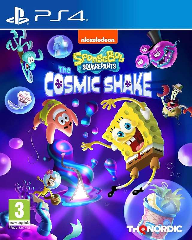 SpongeBob SquarePants: The Cosmic Shake (PS4)(New) - THQ Nordic / Nordic Games 90G