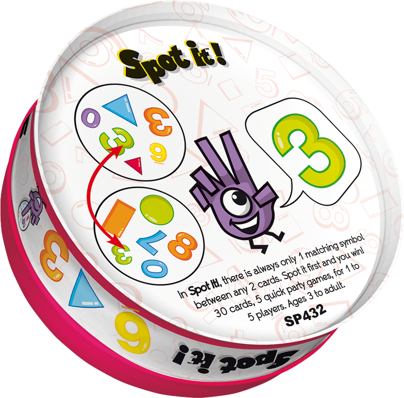 Spot It!: 1,2,3 (New) - Asmodee 400G