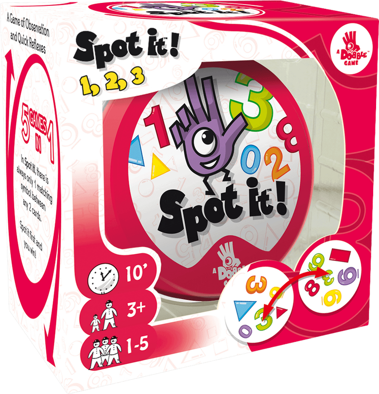 Spot It!: 1,2,3 (New) - Asmodee 400G