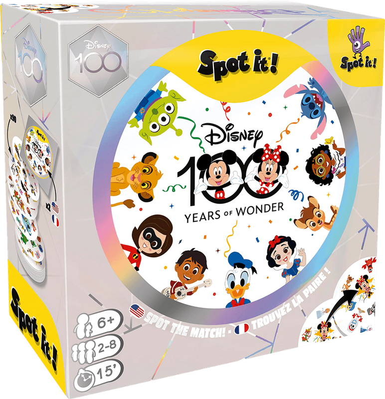 Spot It!: Disney - 100 Years of Wonder Limited Edition (New) - Asmodee 400G