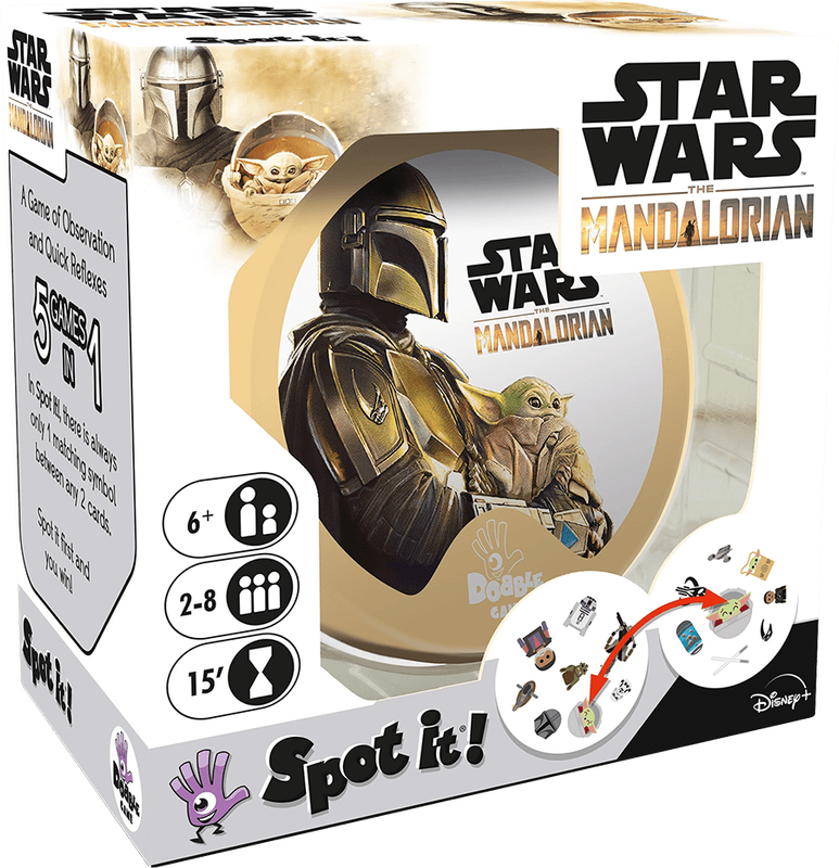 Spot It!: Star Wars - The Mandalorian (New) - Asmodee 400G