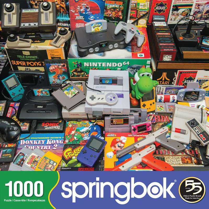 Gamer's Trove - 1000 Piece Puzzle (New) - Springbok Puzzles 1000G