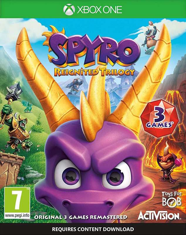 Spyro: Reignited Trilogy (Xbox One)(New) - Activision 120G