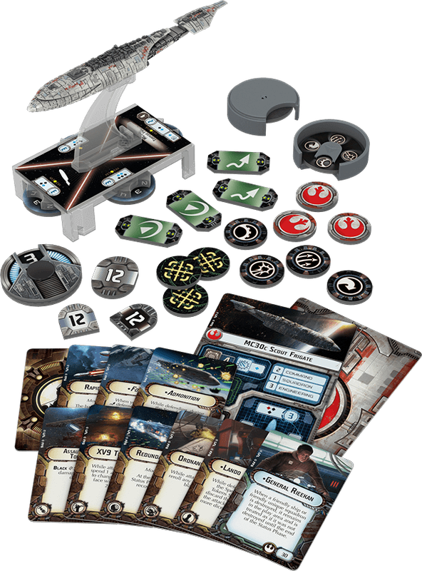 Star Wars: Armada - MC30c Frigate Expansion Pack (New) - Fantasy Flight Games 900G