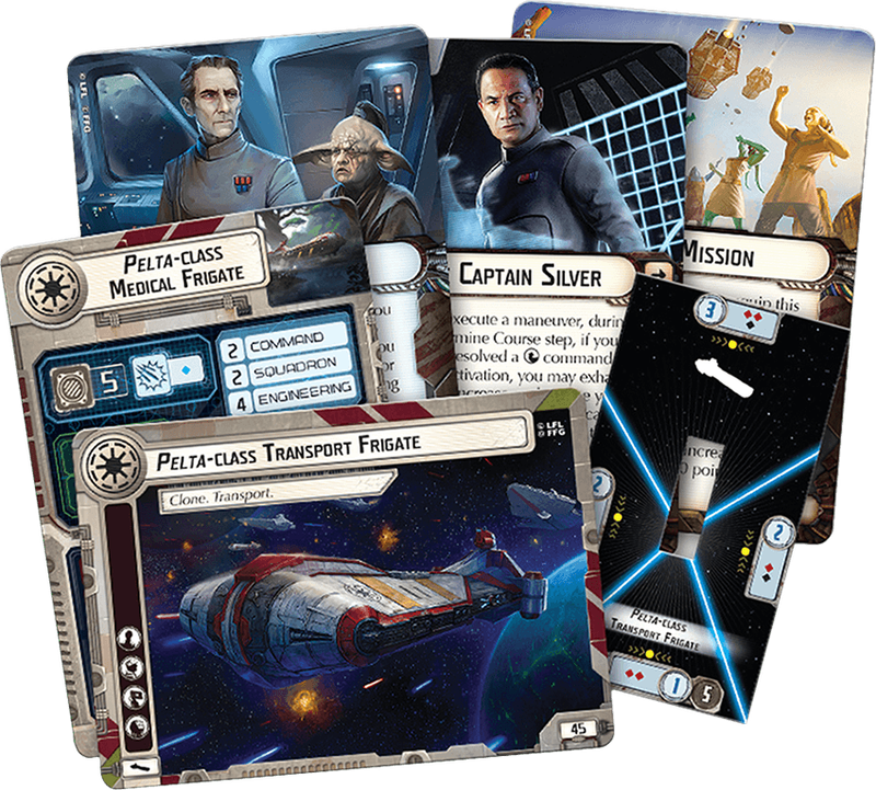 Star Wars: Armada - Pelta-class Frigate Expansion Pack (New) - Fantasy Flight Games 1000G