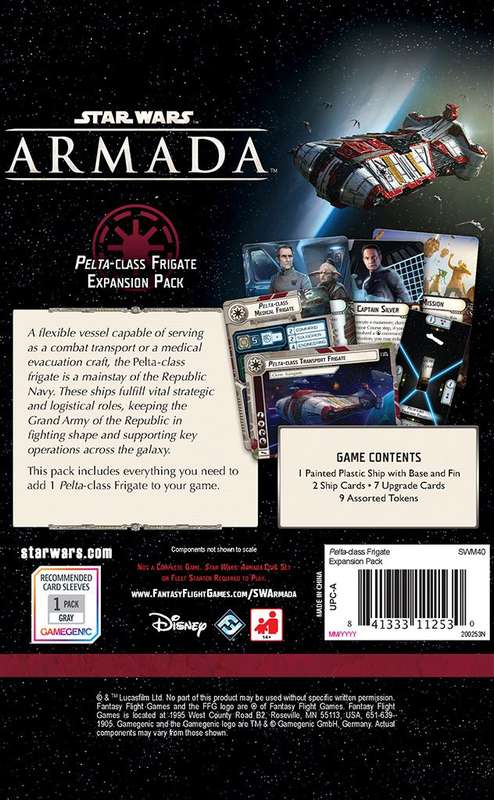 Star Wars: Armada - Pelta-class Frigate Expansion Pack (New) - Fantasy Flight Games 1000G