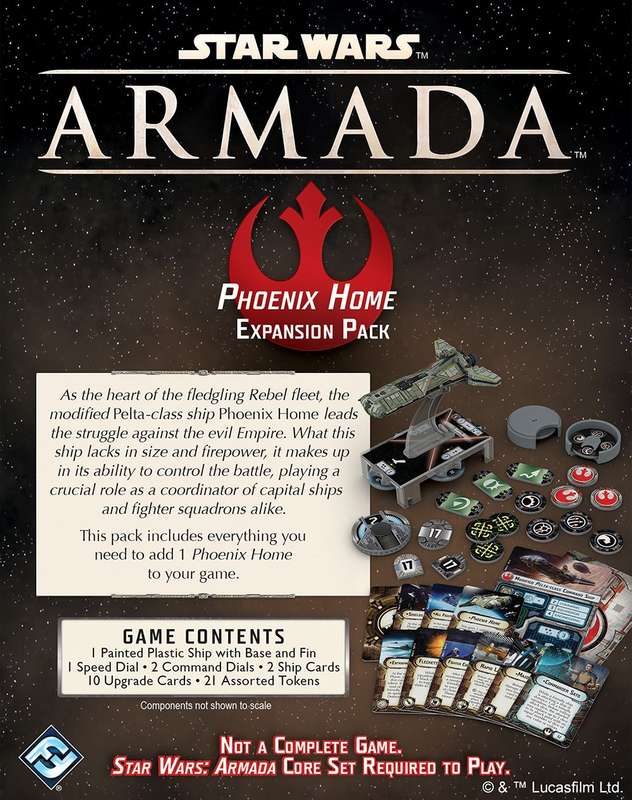 Star Wars: Armada - Phoenix Home Expansion Pack (New) - Fantasy Flight Games 900G