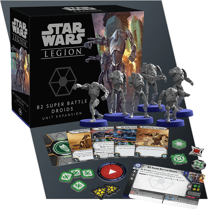 Star Wars: Legion - B2 Super Battle Droids Unit Expansion (New) - Fantasy Flight Games 500G