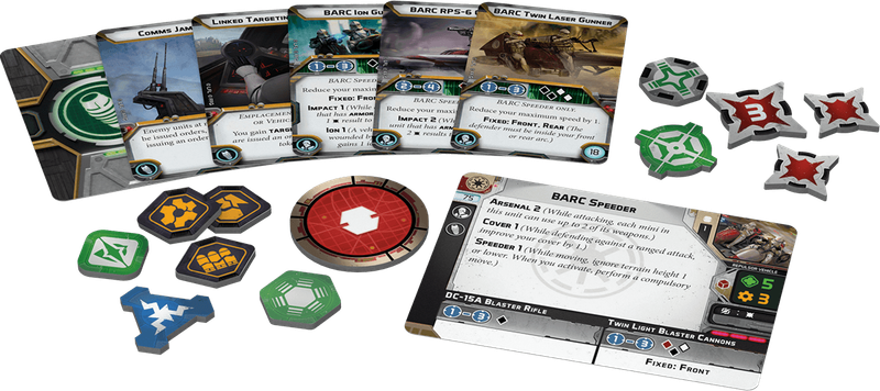Star Wars: Legion - BARC Speeder Unit Expansion (New) - Fantasy Flight Games 800G