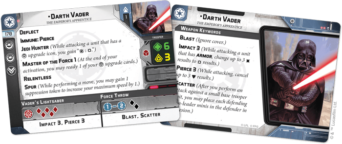 Star Wars: Legion - Darth Vader Operative Expansion (New) - Fantasy Flight Games 400G