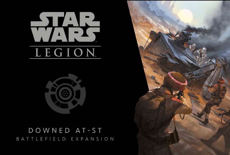 Star Wars: Legion - Downed AT-ST Battlefield Expansion (New) - Fantasy Flight Games 1000G