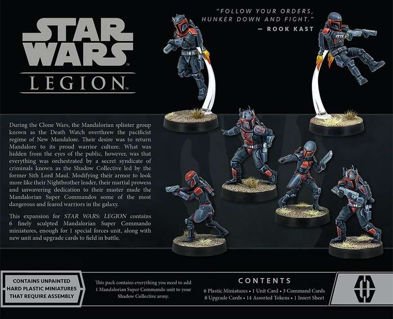 Star Wars: Legion - Mandalorian Super Commandos Unit Expansion (New) - Asmodee 800G