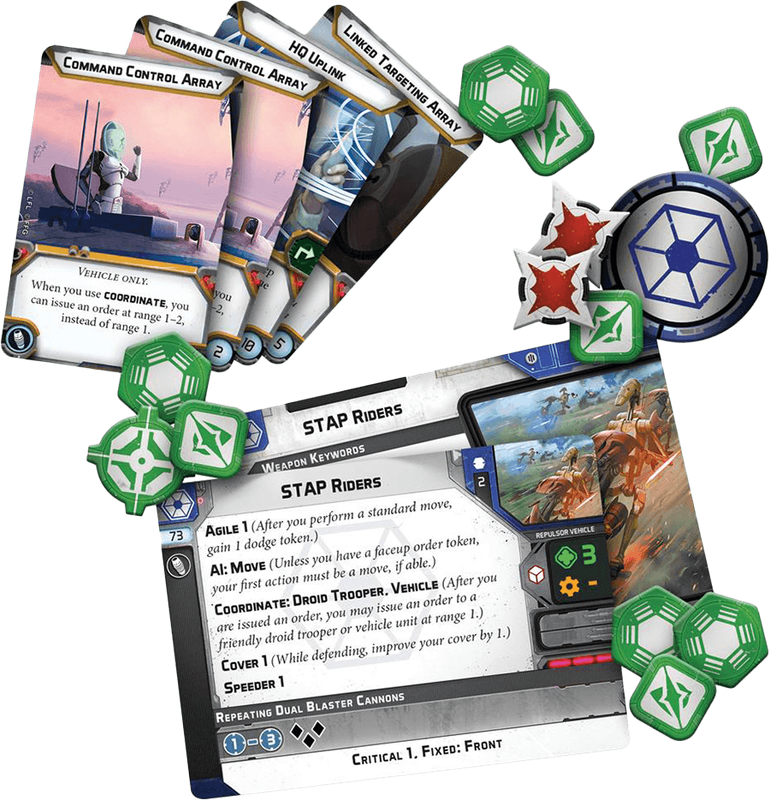 Star Wars: Legion - STAP Riders Unit Expansion (New) - Fantasy Flight Games 800G