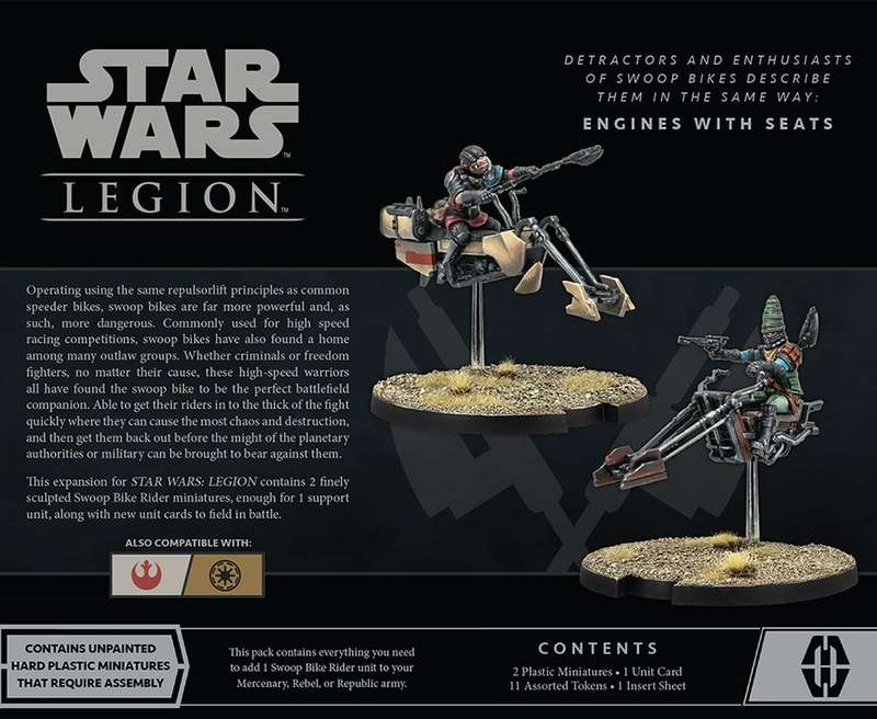 Star Wars: Legion - Swoop Bike Riders Unit Expansion (New) - Asmodee 800G