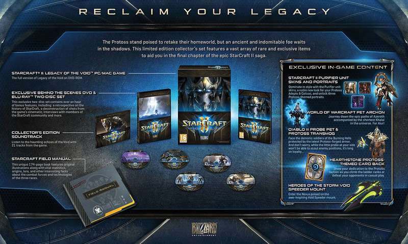 StarCraft II: Legacy of the Void - Collector\'s Edition (Mac / PC)(New) - Blizzard Entertainment