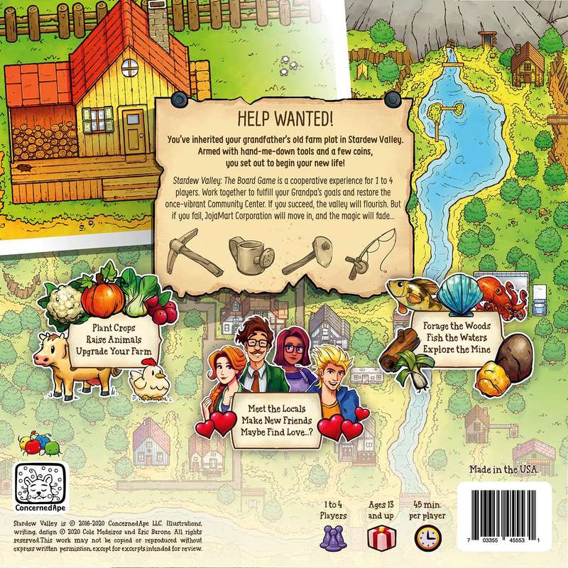 Stardew Valley - The Board Game (New) - ConcernedApe 3200G