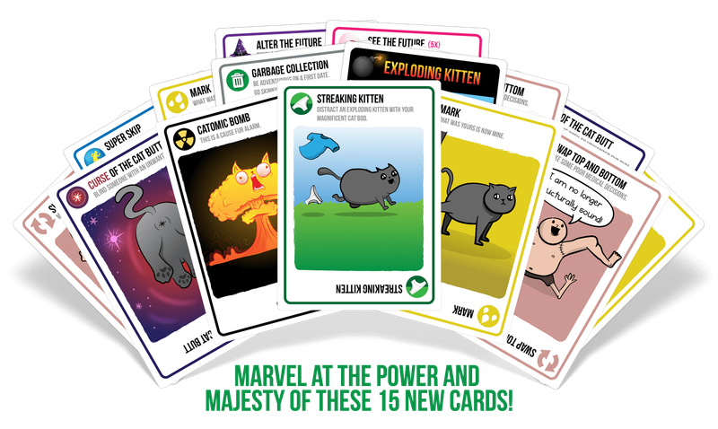 Streaking Kittens: Exploding Kittens Expansion Pack (New) - The Oatmeal 50G