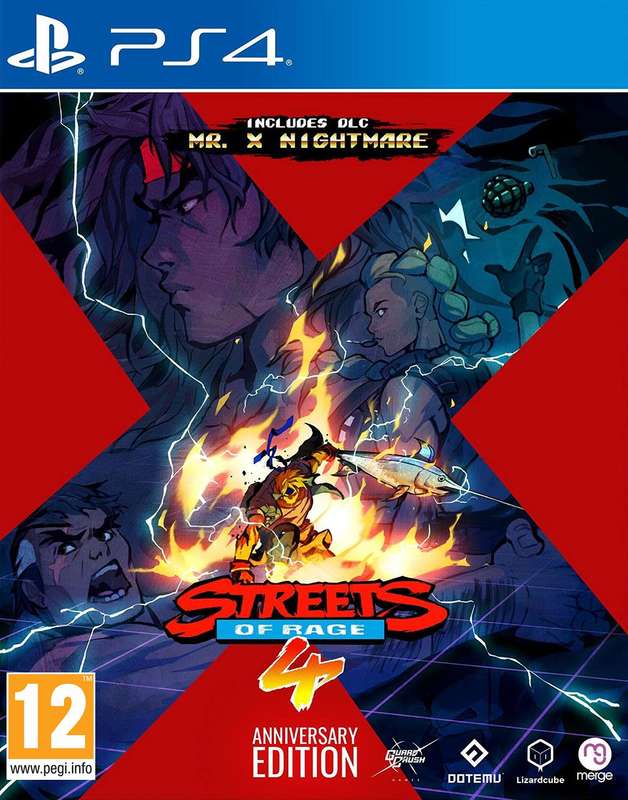 Streets of Rage 4 - Anniversary Edition (PS4)(New) - Merge Games 90G